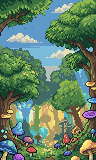Pixel Puzzle: Magic Forest - Cover Art